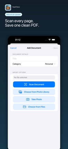 Vault Docs: Secure File Vault screenshot