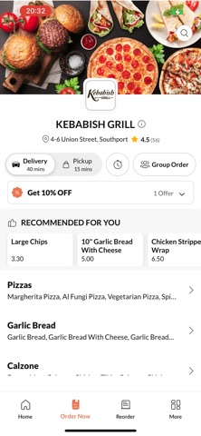 KEBABISH GRILL. Screenshot 2 of 4