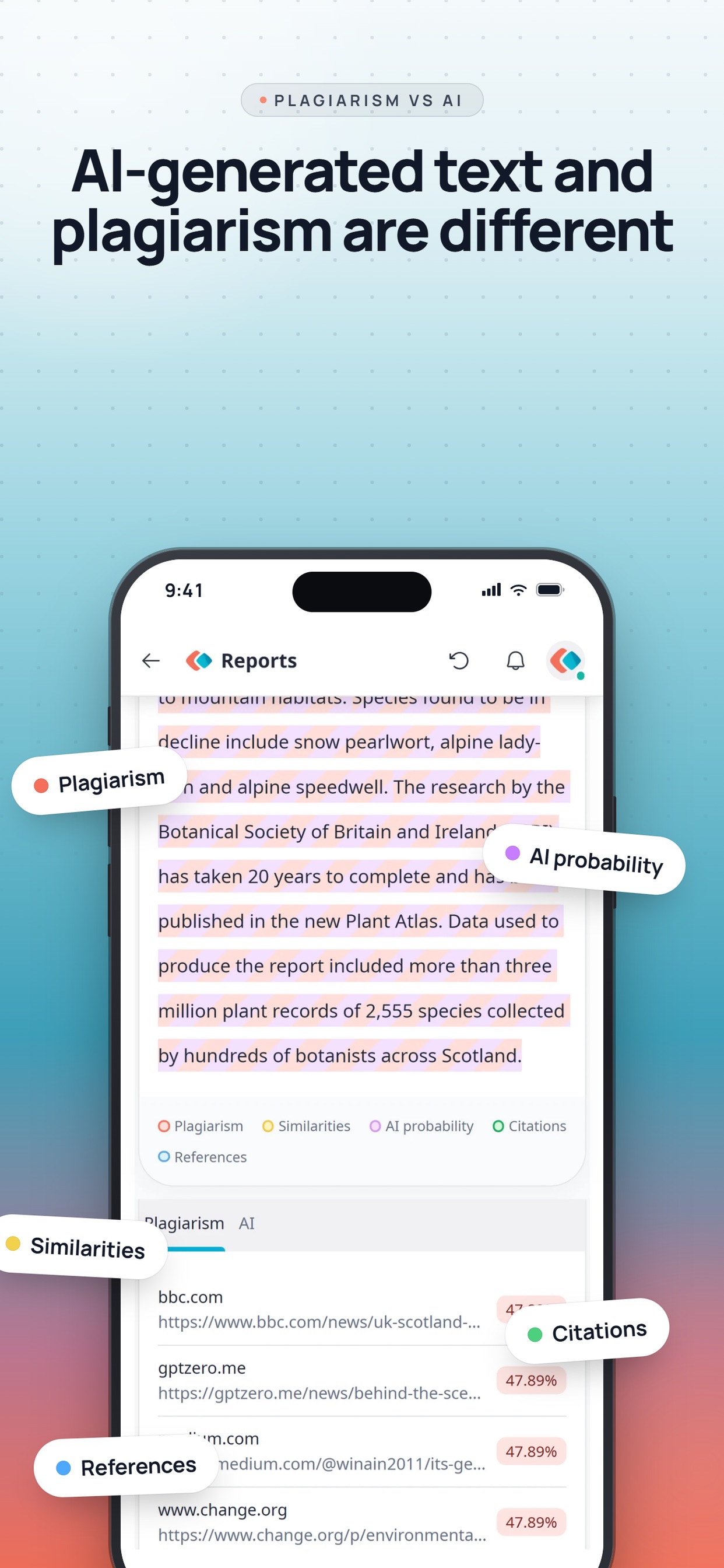 Screenshot 3 of PlagiarismSearch