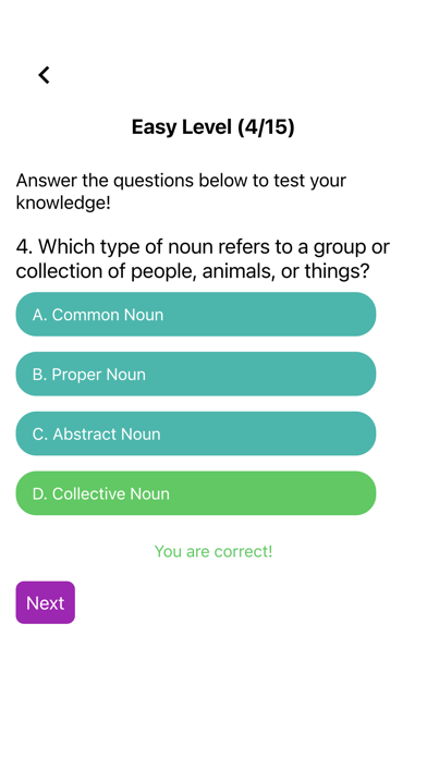 GrammarLab Parts of Speech Screenshot