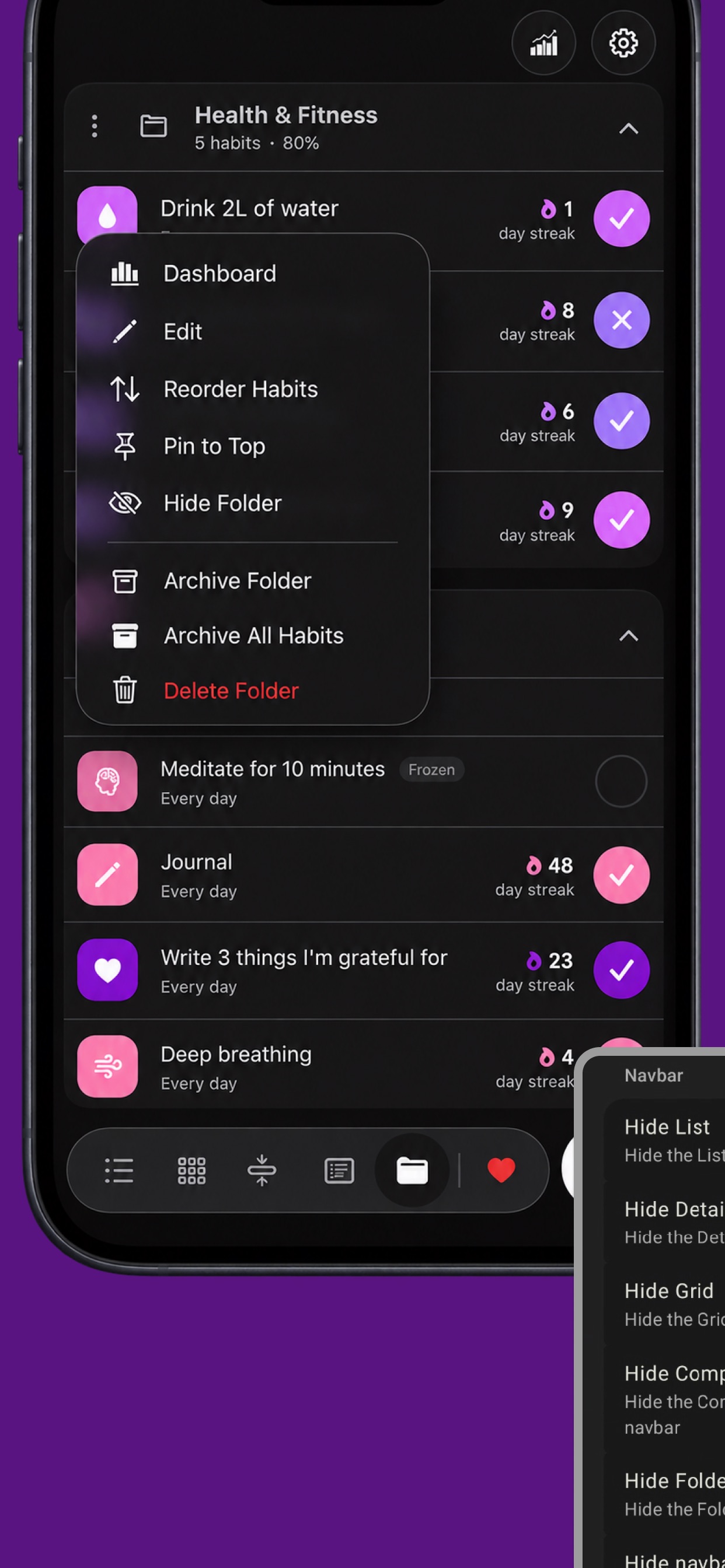 Screenshot 3 of Despo - Best habit tracker