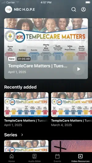 NBCUSA H.O.P.E. Ministry screenshot 3