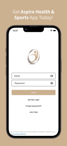 Aspire Health &amp; Sports iPhone screenshot