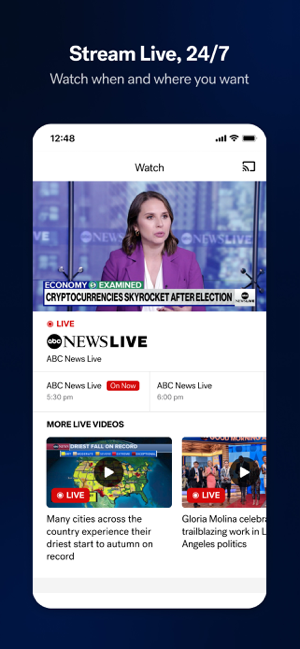 ABC News: Live Breaking News Screenshot