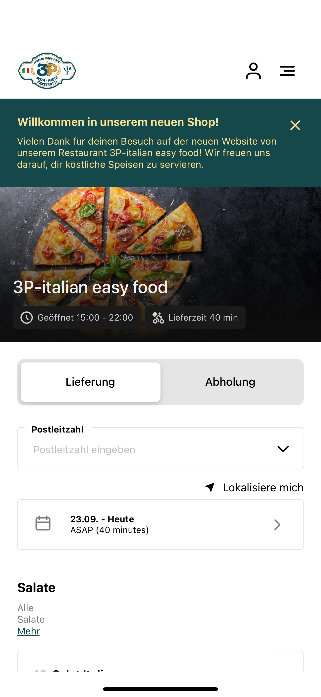 3P-italian easy food