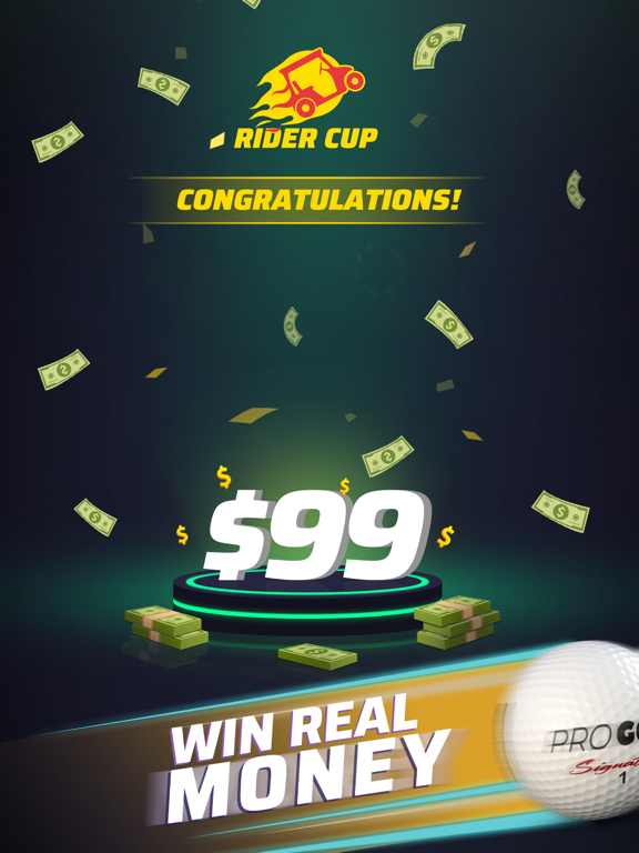Pro Golf: Real Cash iPad screenshot 2 - Games app