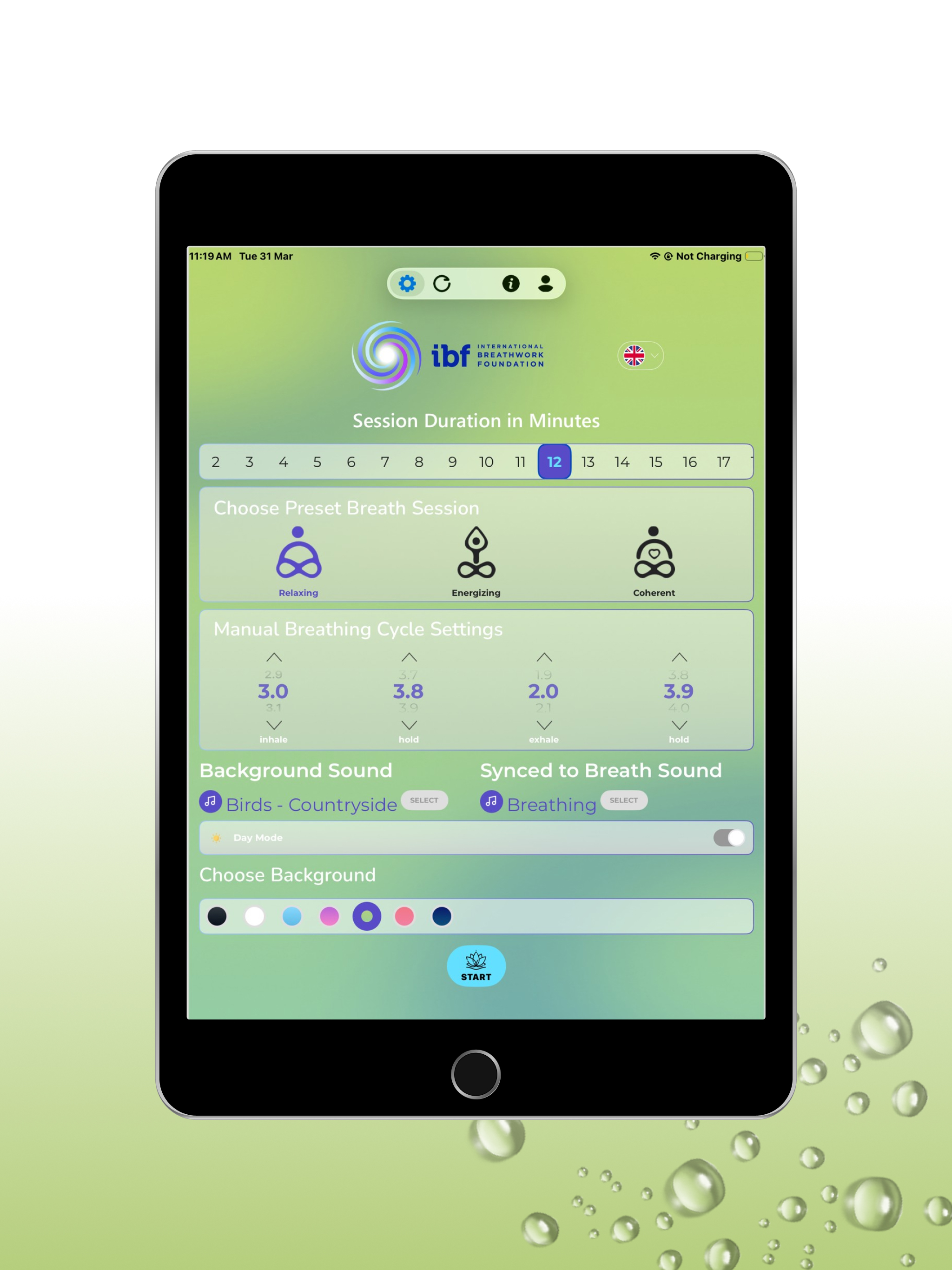 IBF Breathing App