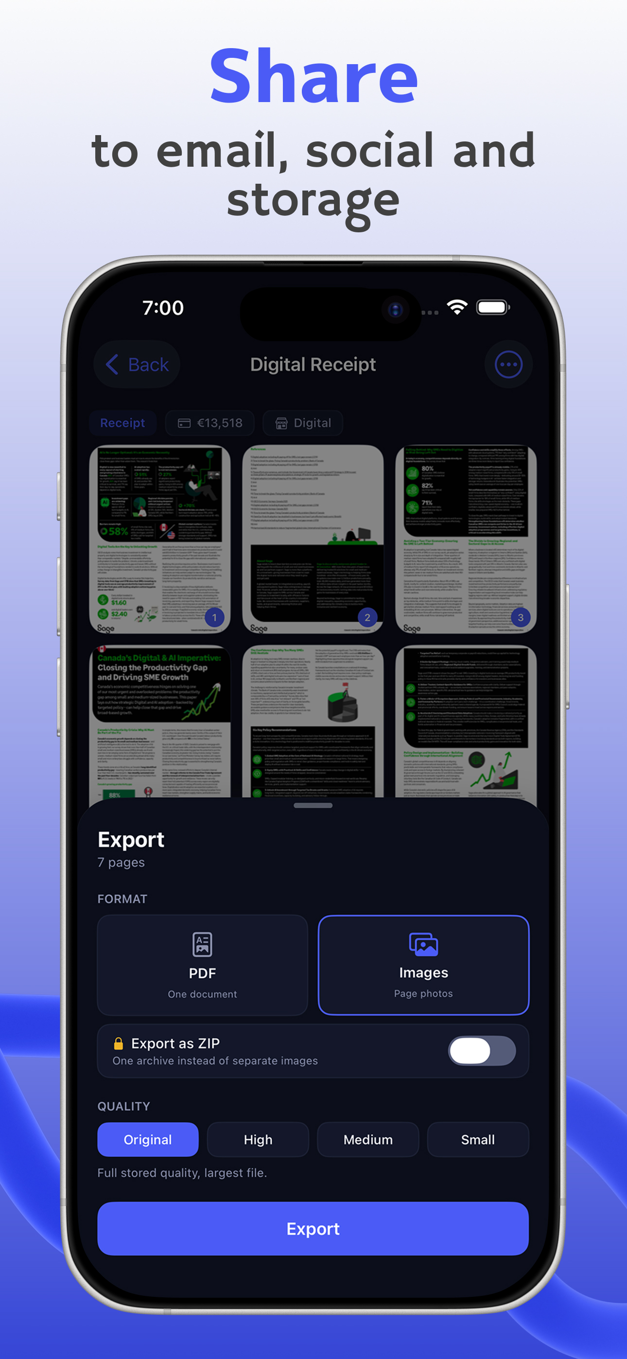 PDF Scanner - Scan Docs & OCR screenshot 7