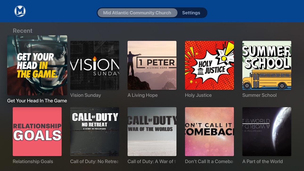 Apple TV screenshot