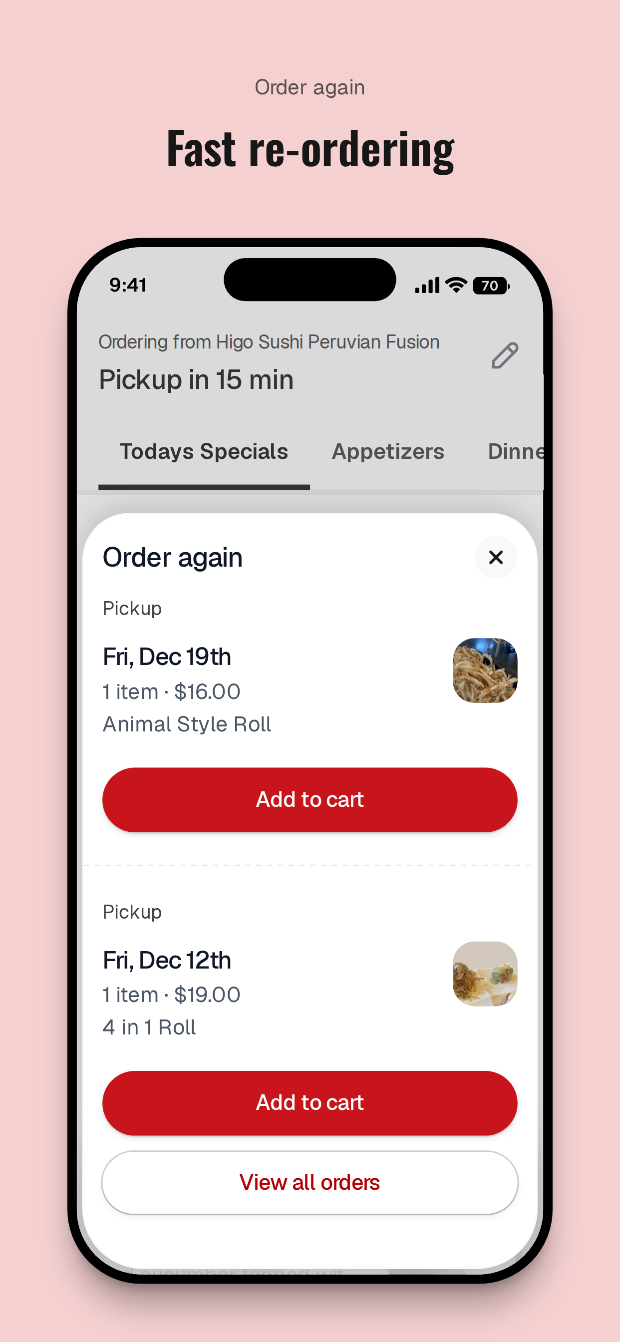 Higo Sushi and Peruvian screenshot 4