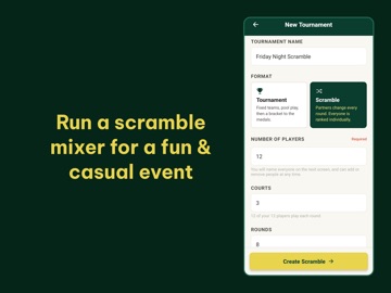 Pickleball Tournament Runner iPad screenshot 8