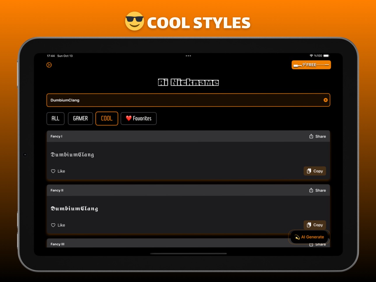 iPad screenshot