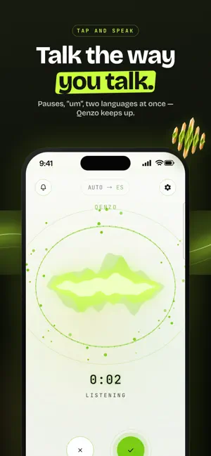 Qenzo: Voice to Text screenshot 2