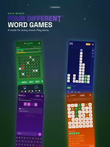 Word Games: WordFall — 7 in 1 iPad screenshot