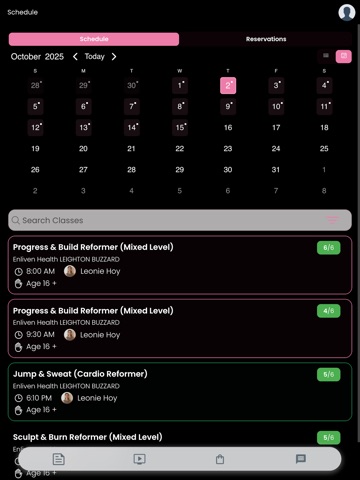 Enliven Health iPad screenshot