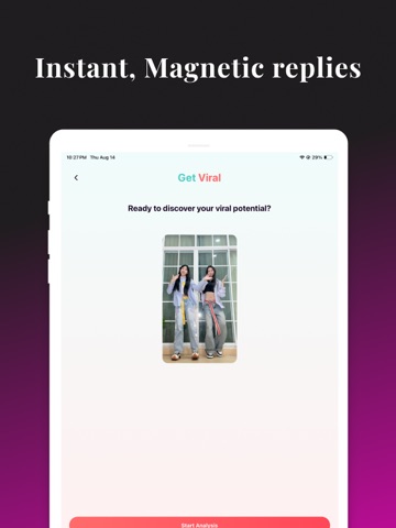 Get Viral: AI Video Analyzer iPad screenshot