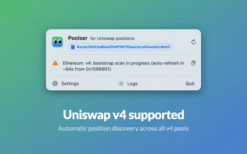 Poolser screenshot