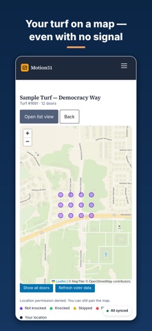 Motion51 Canvassing Screenshot 1 of 5
