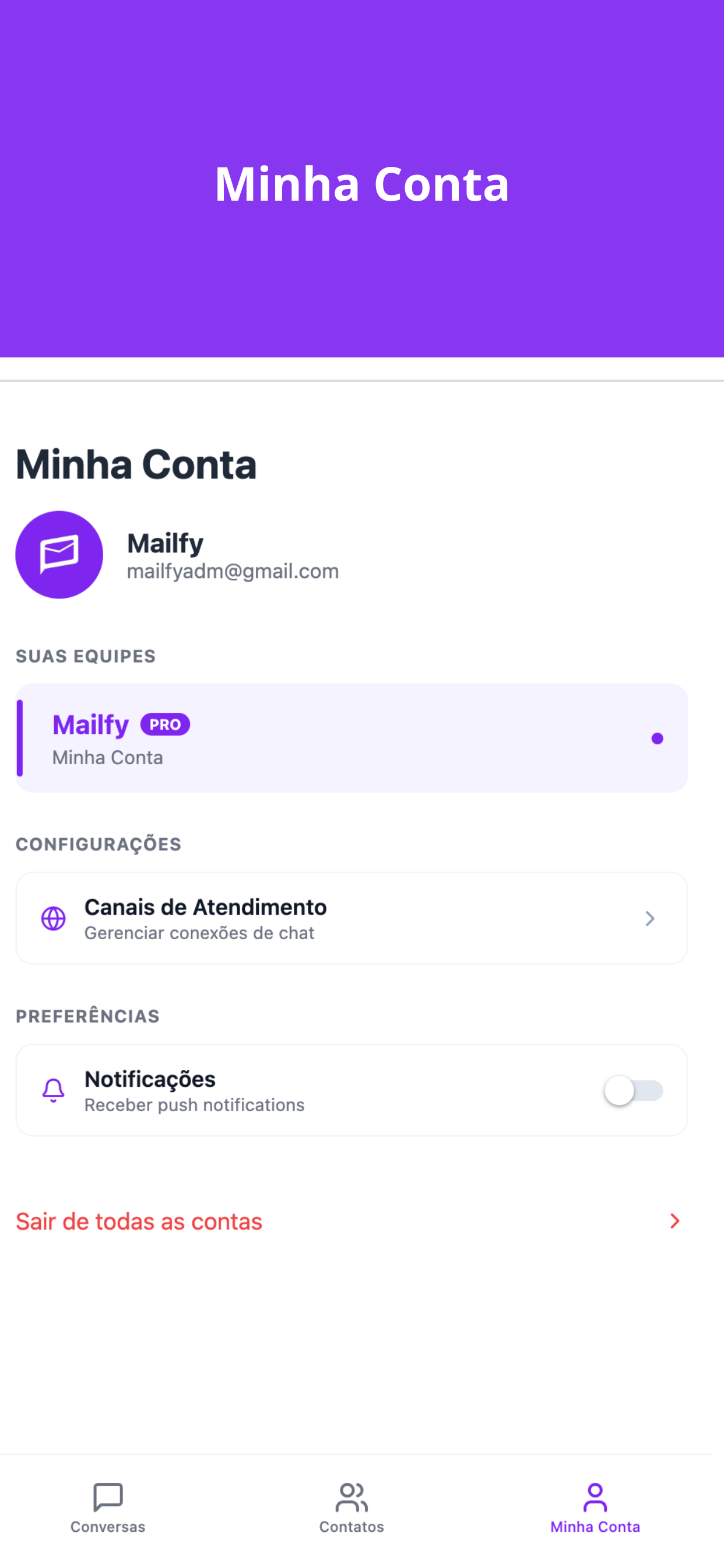 Mailfy Multiatendimento & CRM screenshot 7