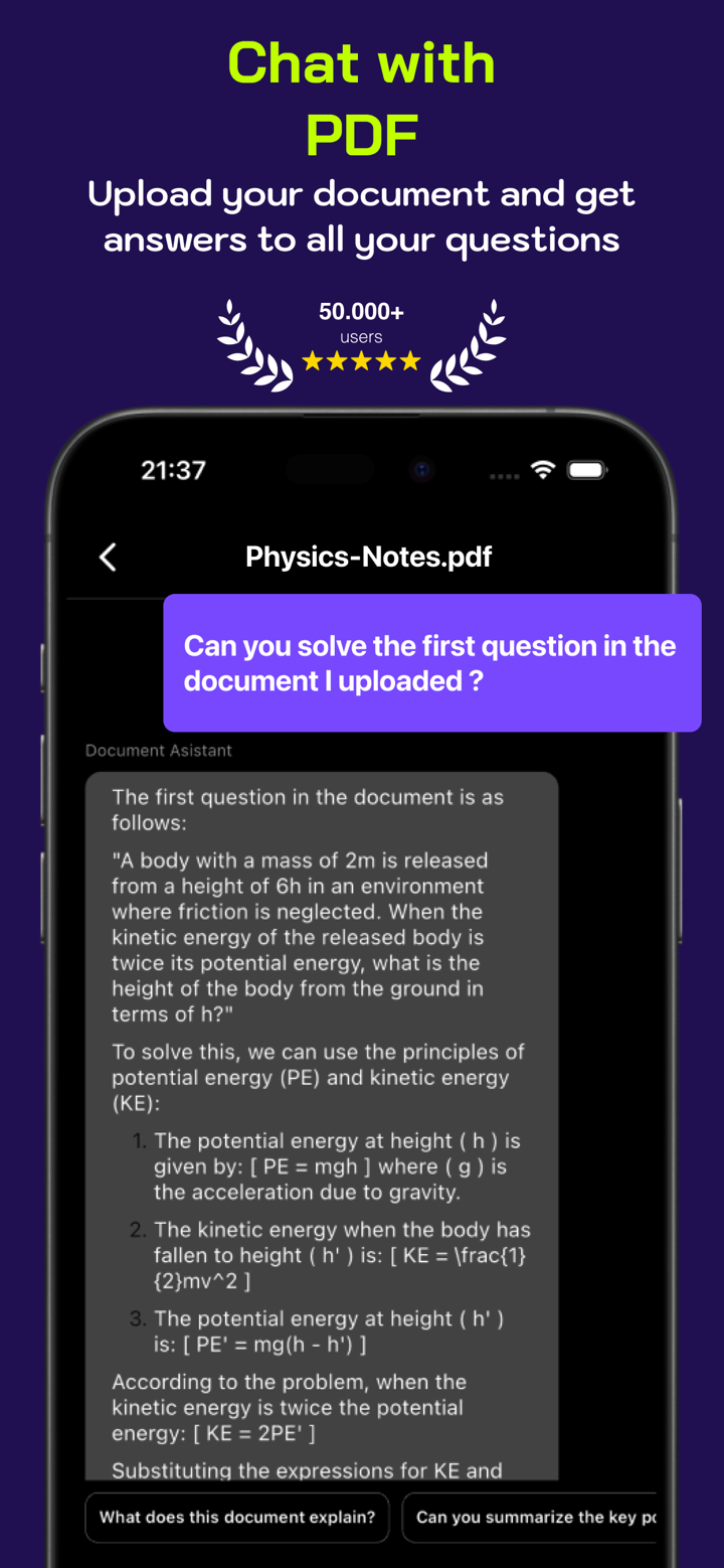 SummaryPDF - ChatPDF & Summary screenshot 1