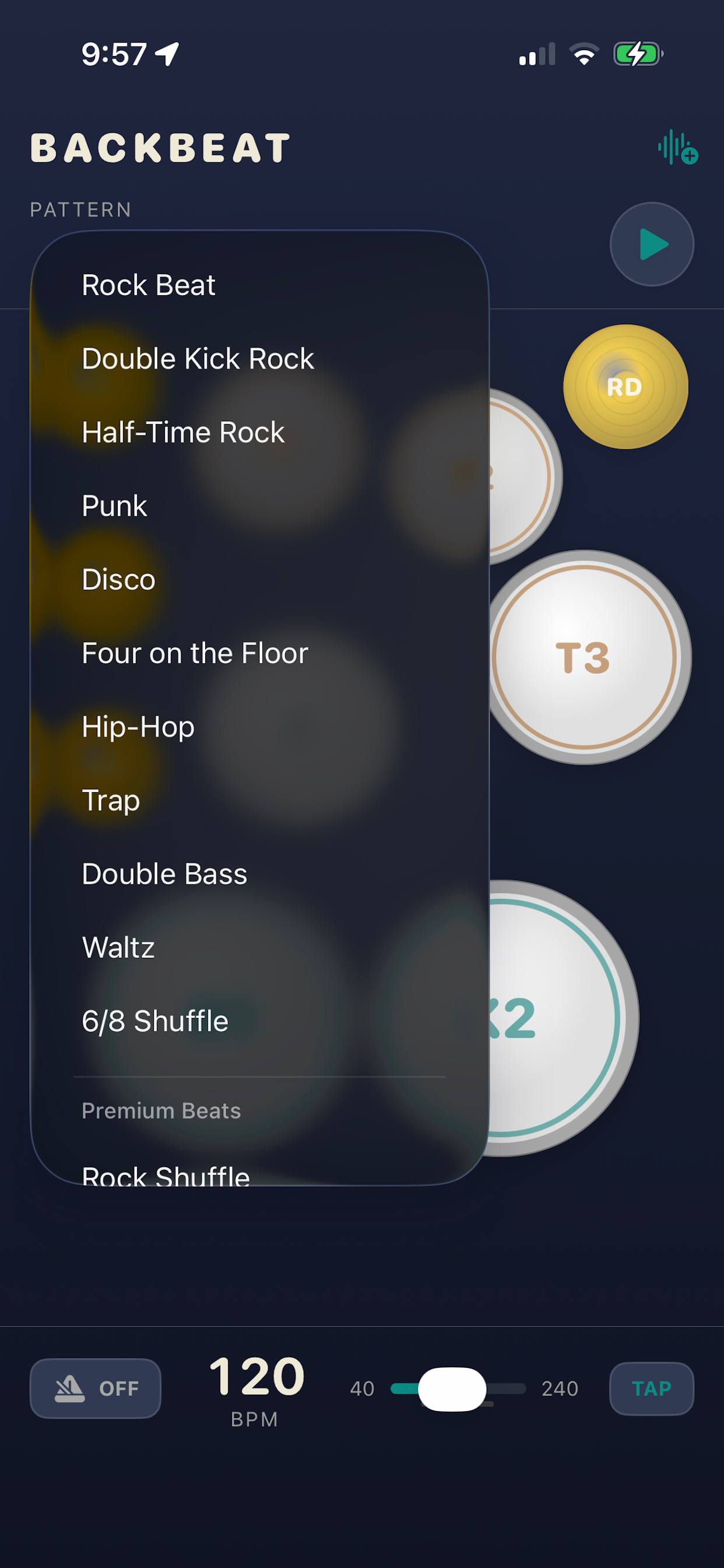 BackBeat: Drum Beat Trainer screenshot 3