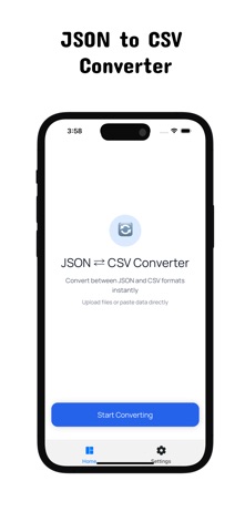 JSON & CSV Converter screenshot