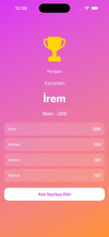 OkeyMasası iPhone screenshot