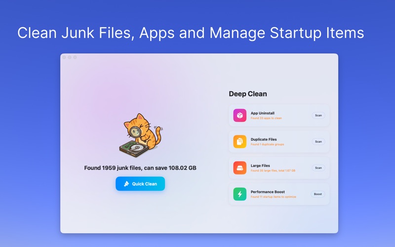Cleaner Cat-LLMPowered Cleanup screenshot 1