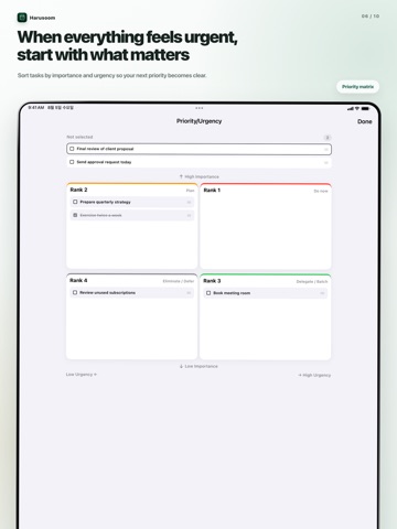 Soom: AI Plan & Do Planner iPad screenshot