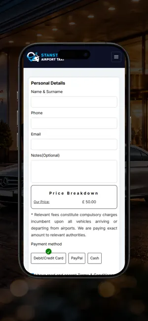 Stansted Airport Taxi screenshot 3