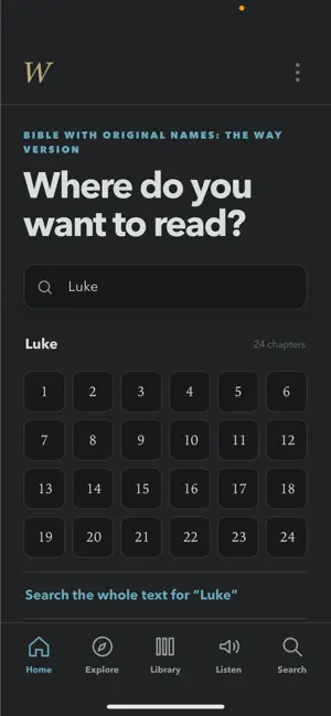 Bible with Original Names screenshot 1