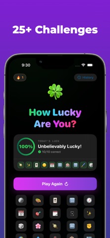 Lucky Percent iPhone screenshot