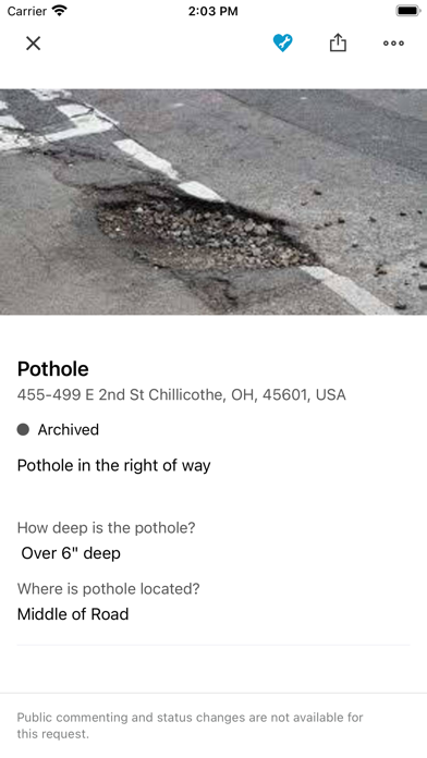 Chillicothe Fix It! Screenshot
