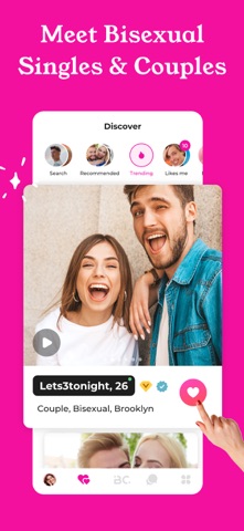 BiCupid: Date Singles, Couples Screenshot 2 of 5
