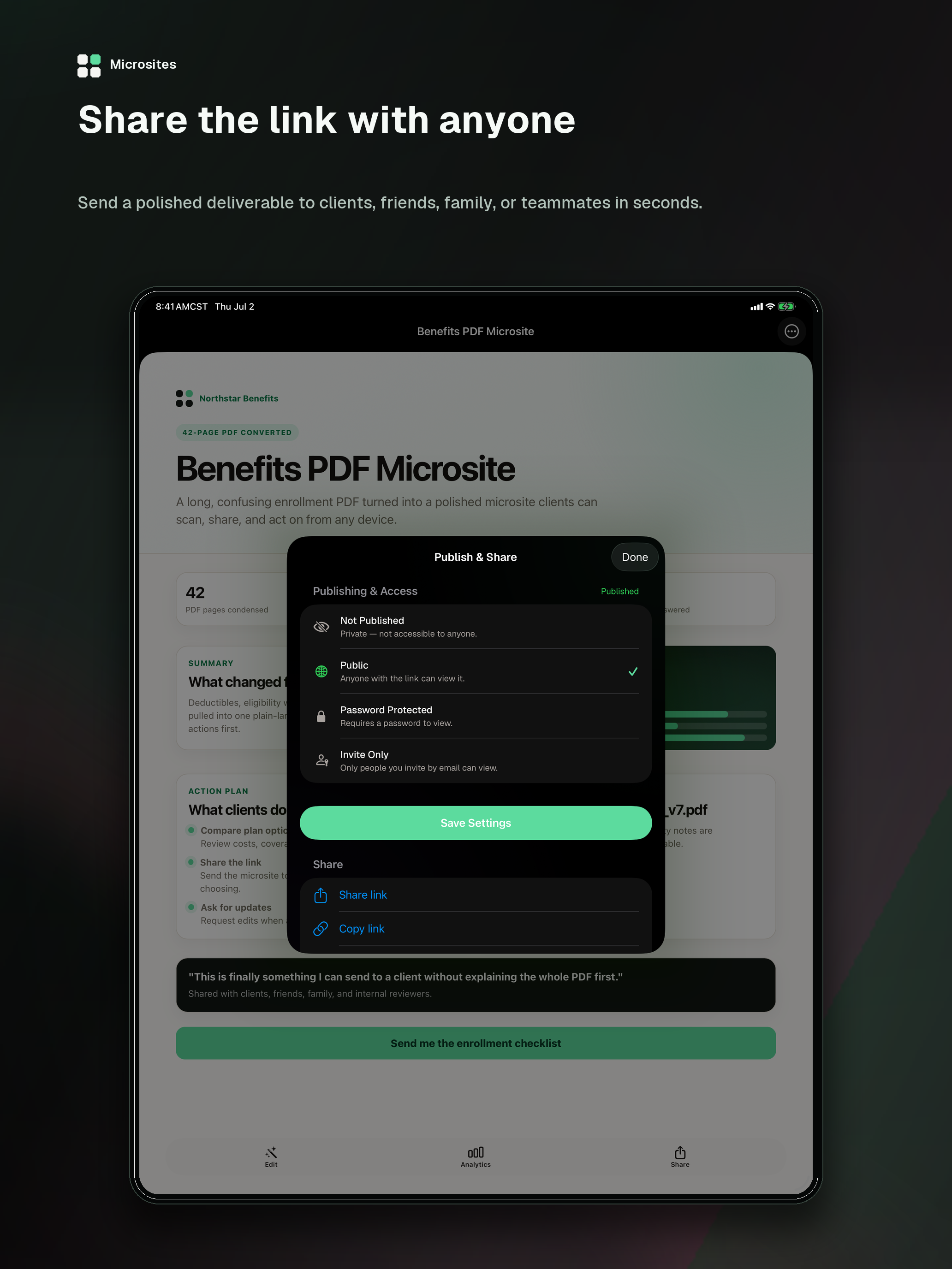 Microsites ai screenshot 8