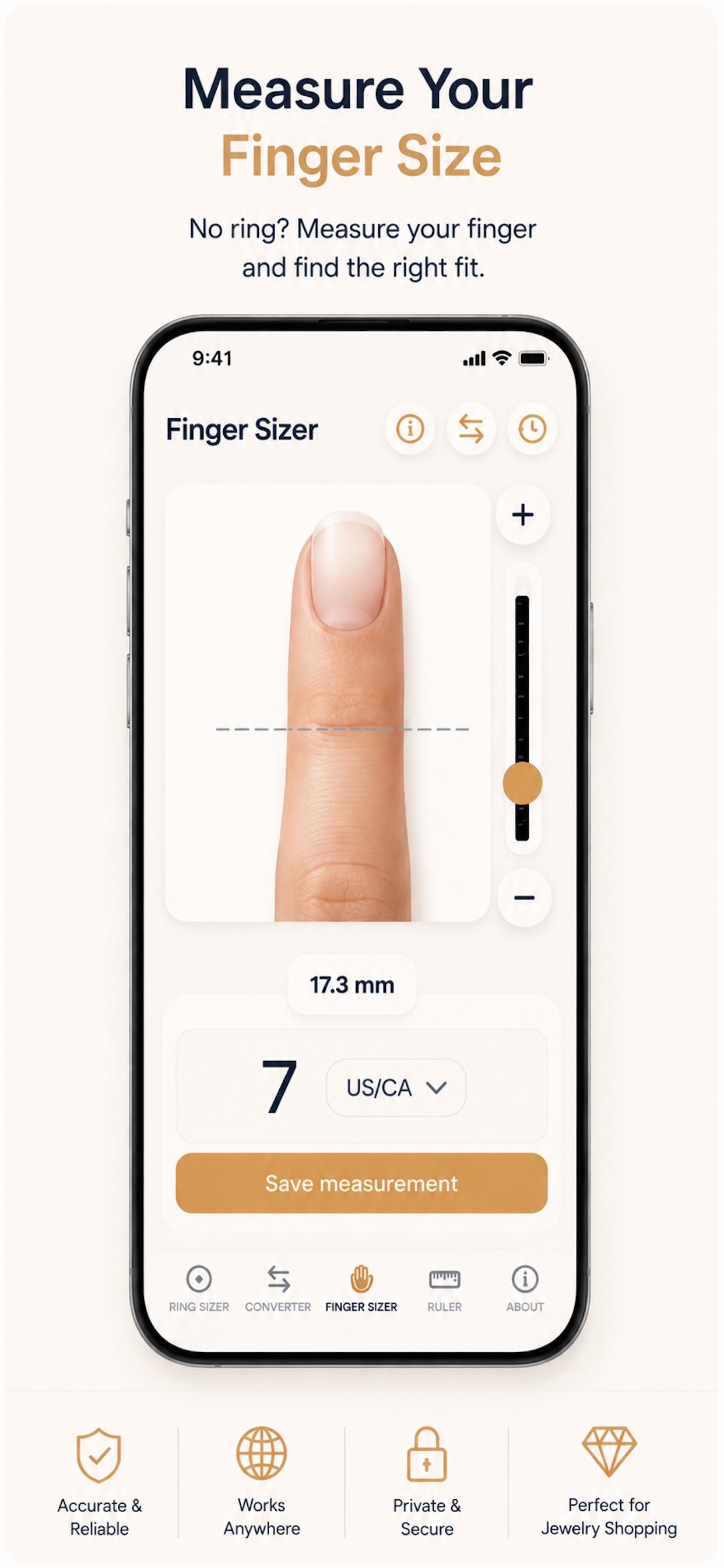 Ring Sizer & Size Finder screenshot 3