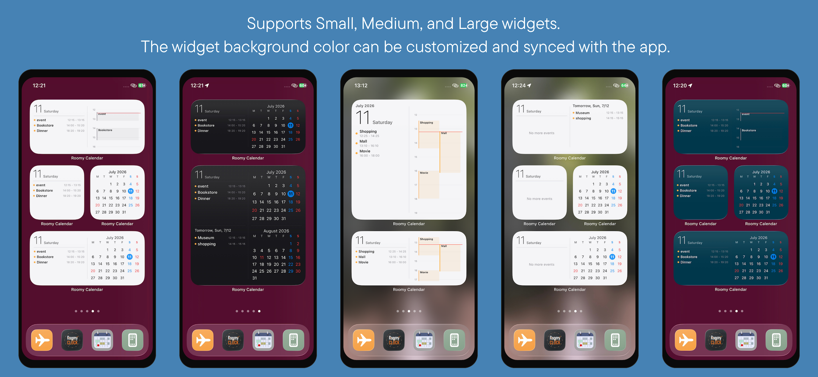 Roomy Calendar: Simple Planner screenshot 4