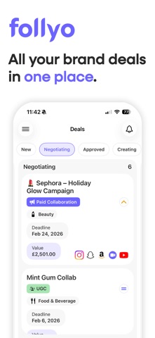 Follyo: Creator Workspace Screenshot 1 of 8