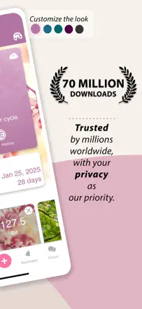 iPeriod Lite Period Tracker : capture d’écran 2 sur 8