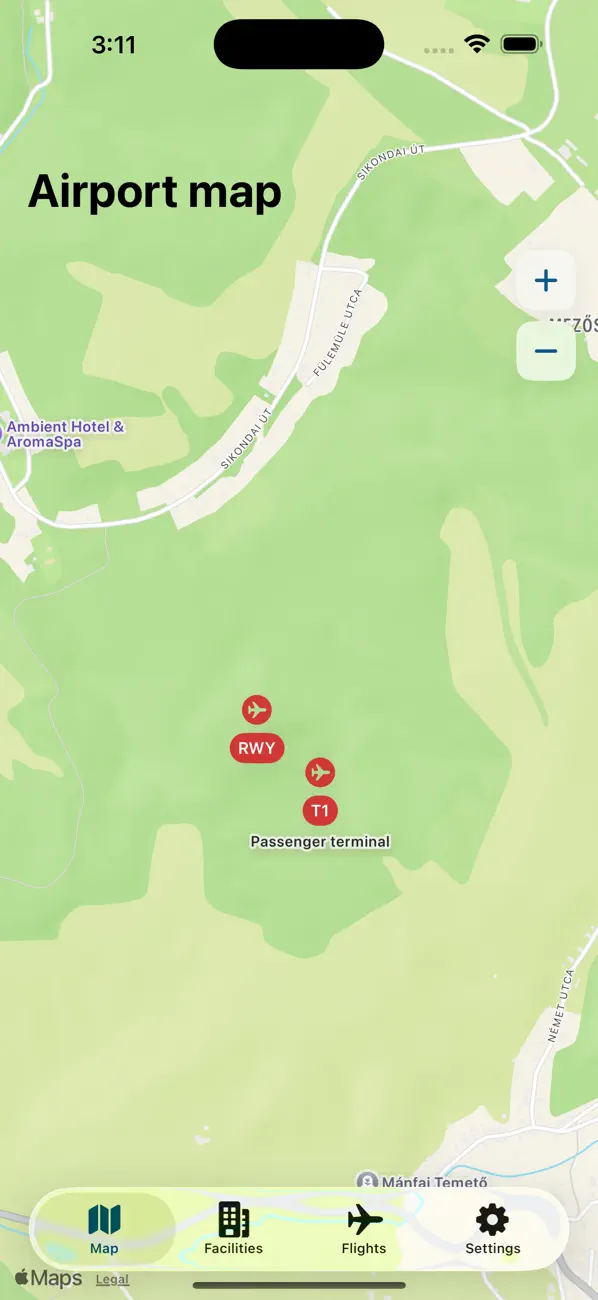Screenshot #1 pour Pecs Pogany PEV Airport