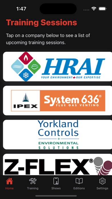 HVAC Xchanger Screenshot