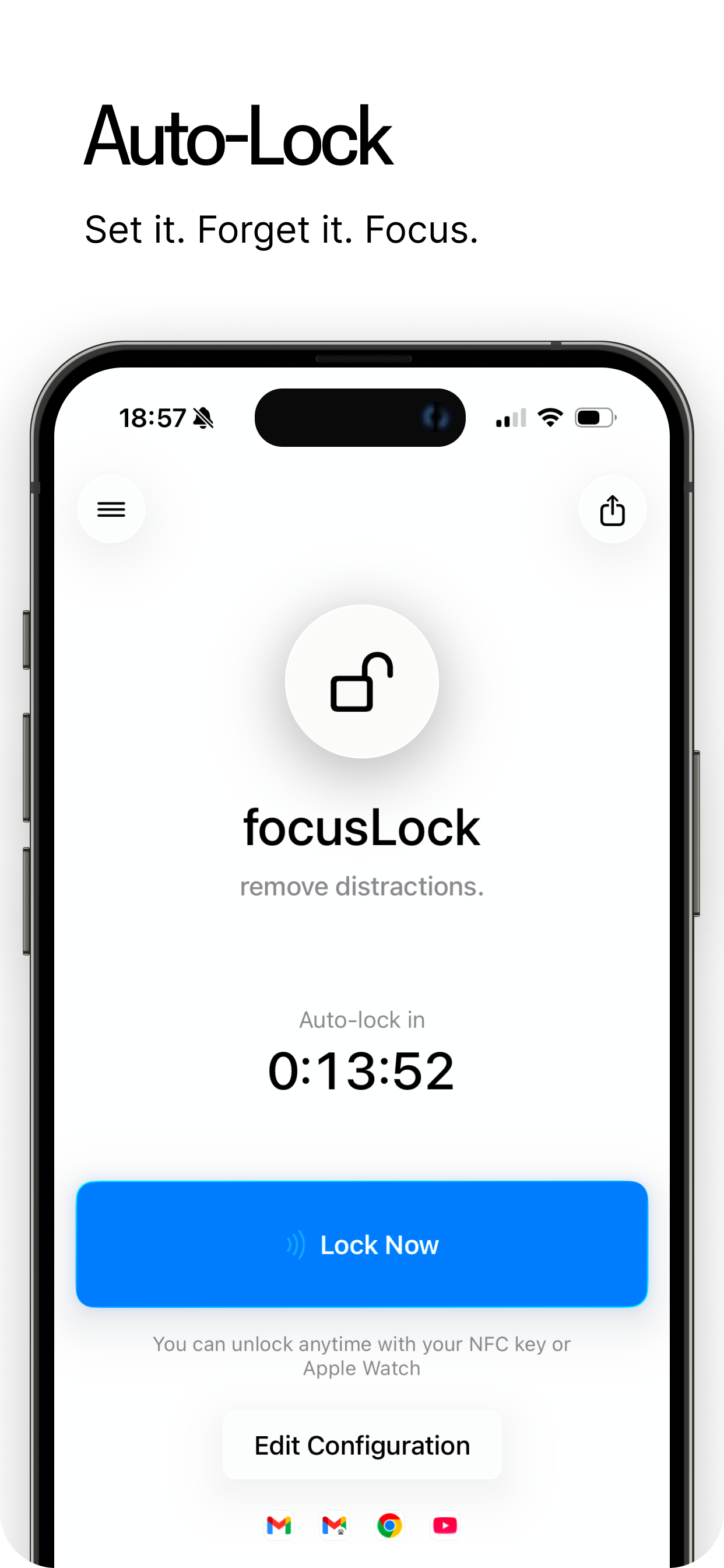 focusLock - Your key to focus screenshot 7