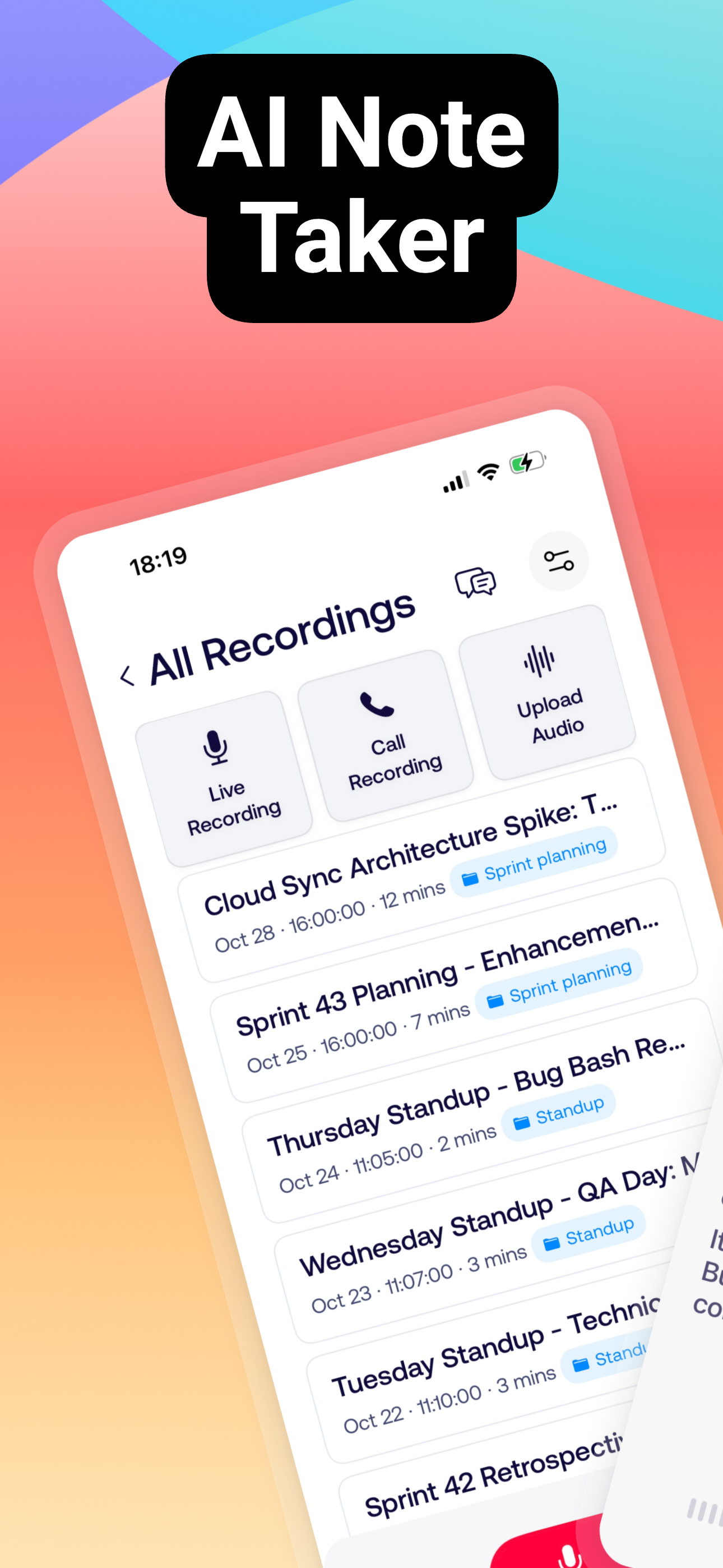 Voice Notes: AI Transcribe