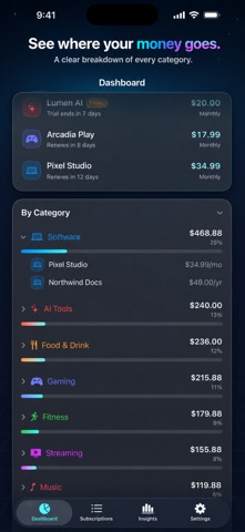 Subvanta: Subscription Tracker Screenshot 4 of 7