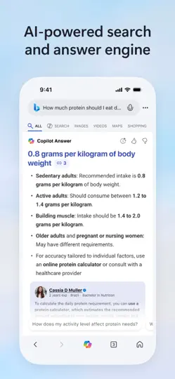Microsoft Bing Search iPhone Screenshot 2
