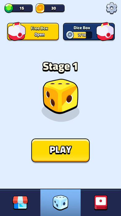 Block Dice app screenshot