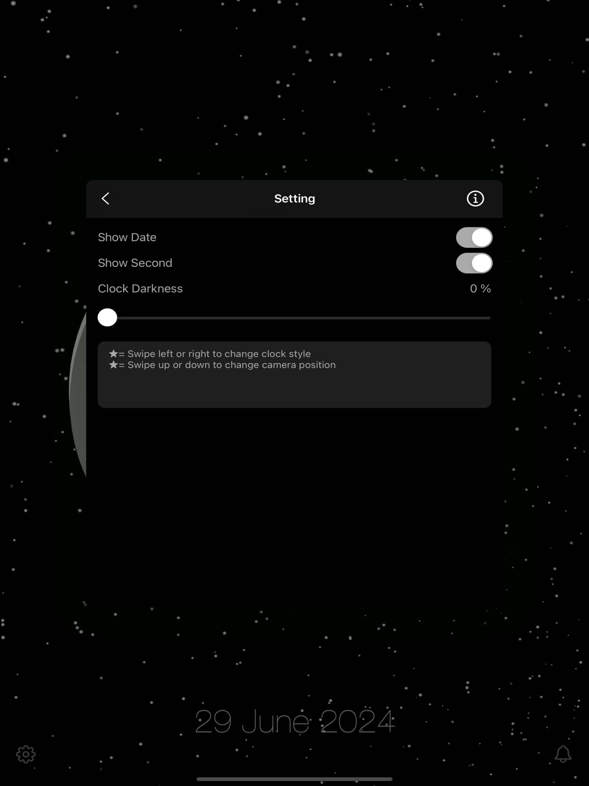 Galaxy Clock Plus