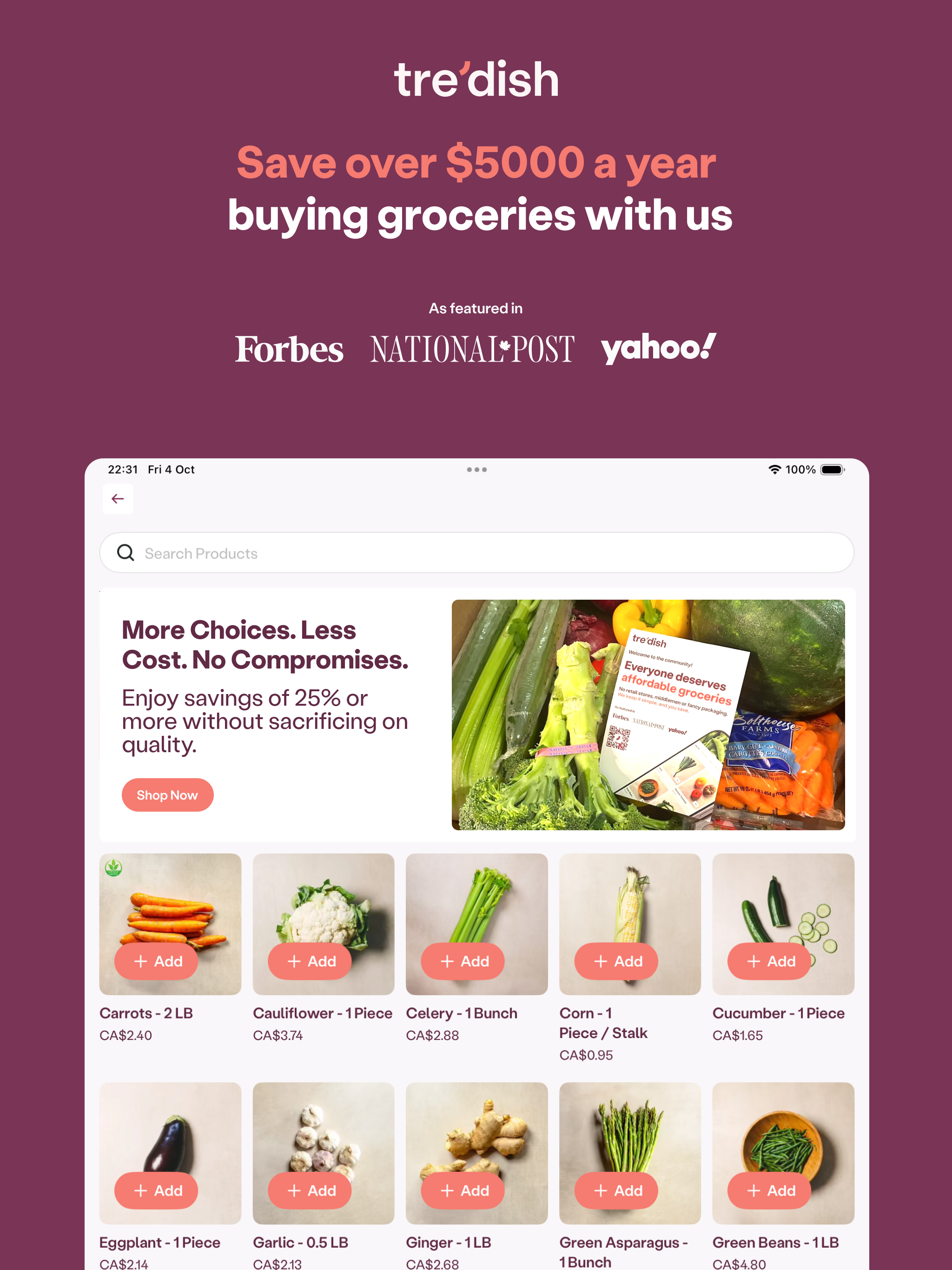 Tre'dish Groceries
