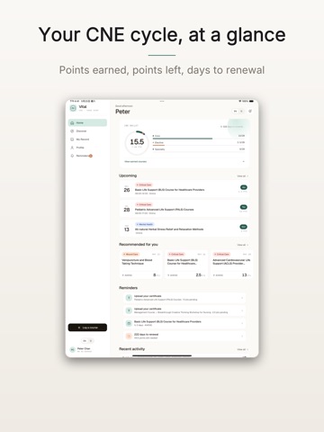 Vital — Nurse CNE iPad screenshot