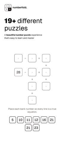 numberfold. - Logic puzzles screenshot 2